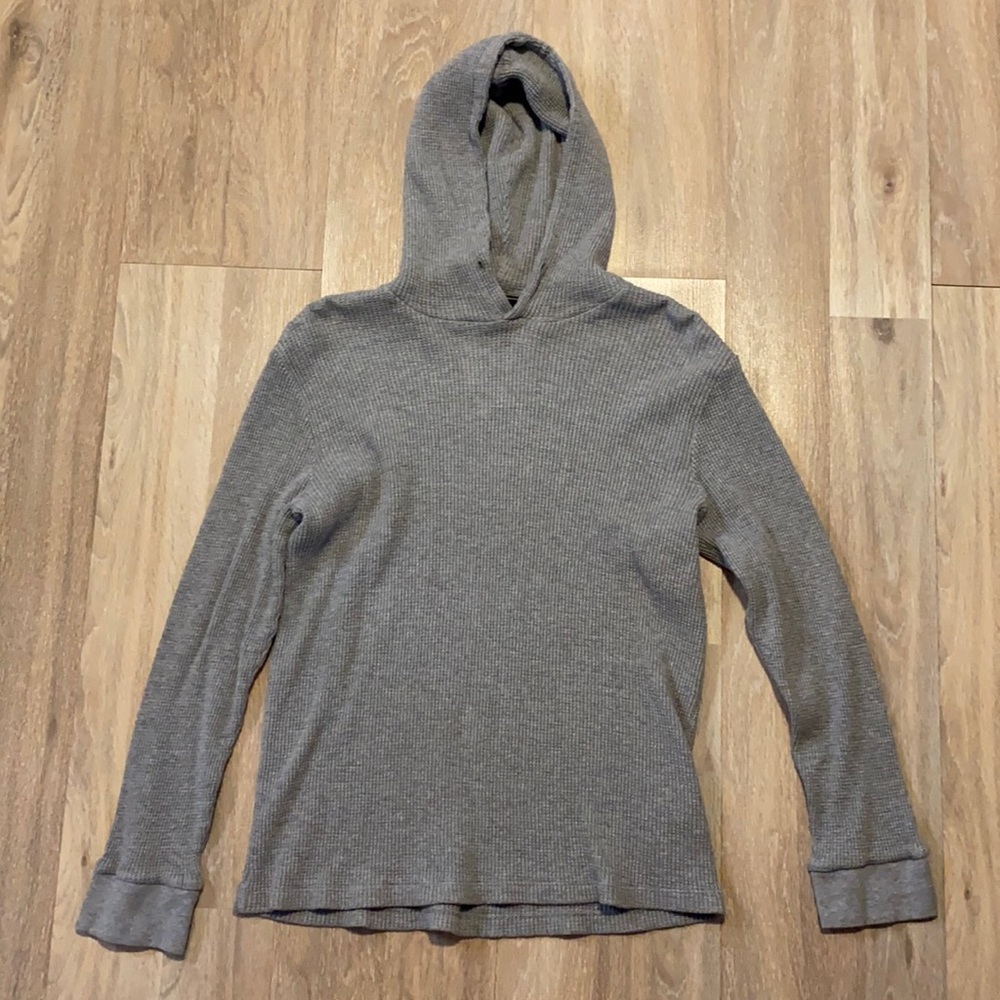 Grey Thermal Hoodie